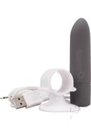 Charged Positive Rechargeable Waterproof Vibe Grey