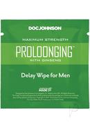 Proloonging With Ginseng Delay Wipes...